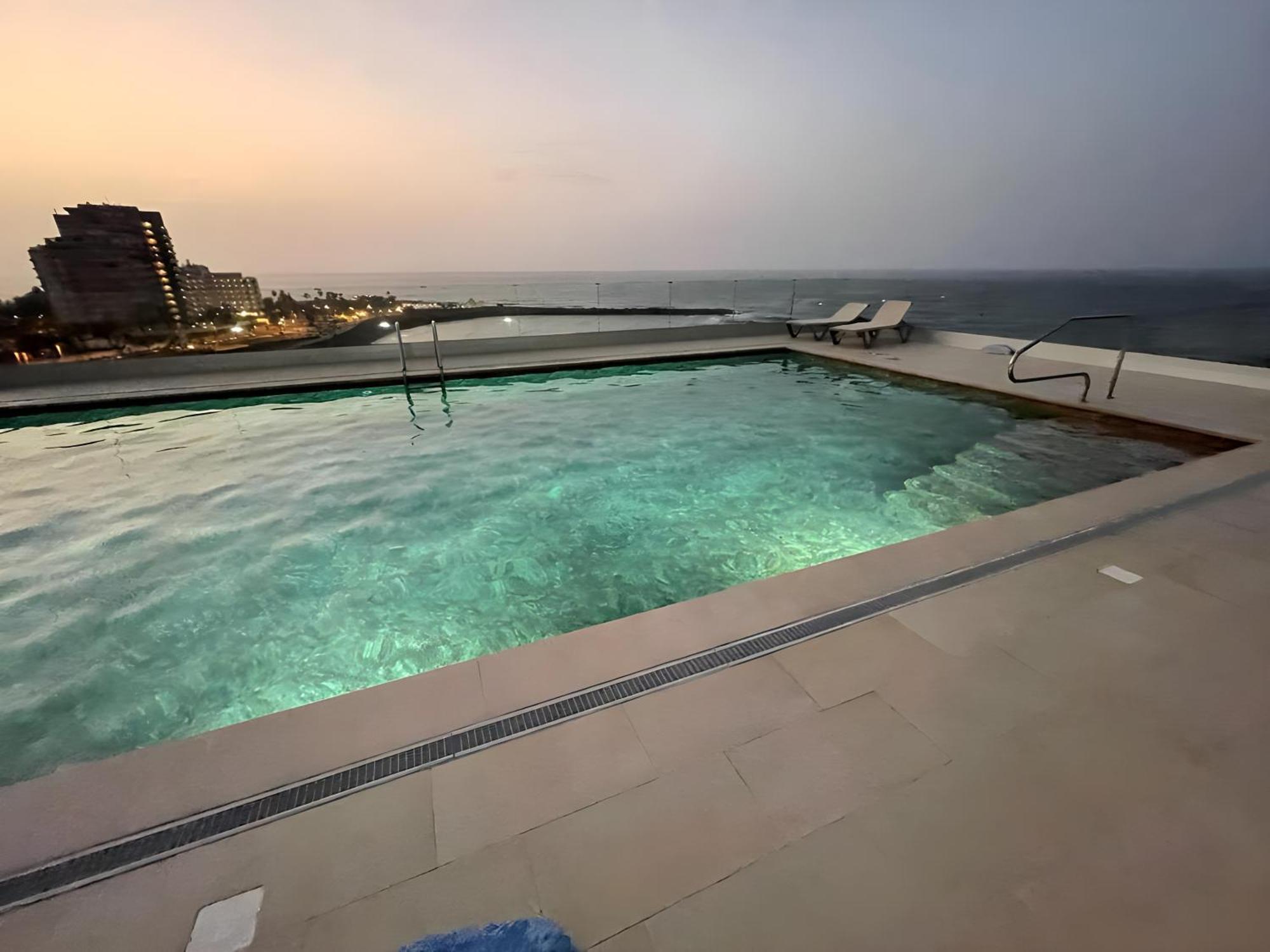 Apartamento En Primera Linea De Playa 푸에르토 드 라 크루즈 외부 사진